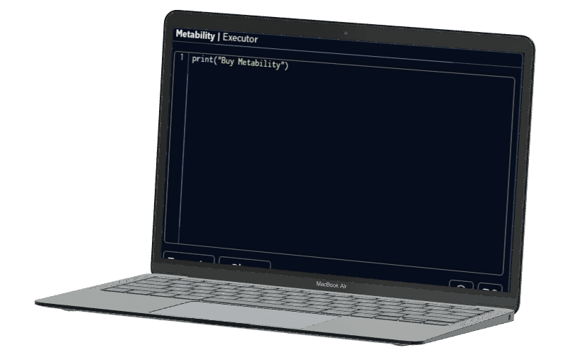 Metability executor running on a MacBook
